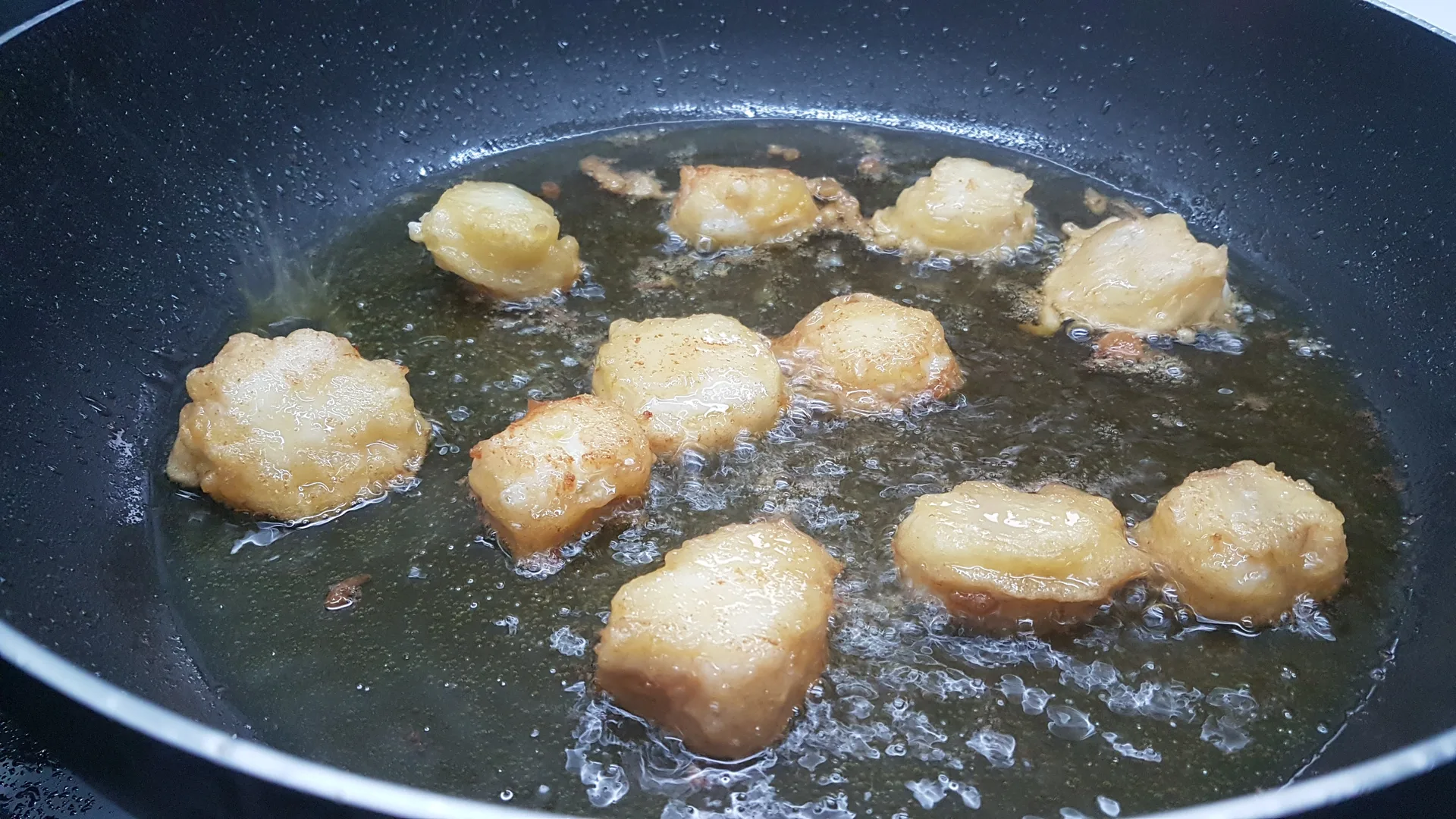 Bocconcini di baccalà in pastella