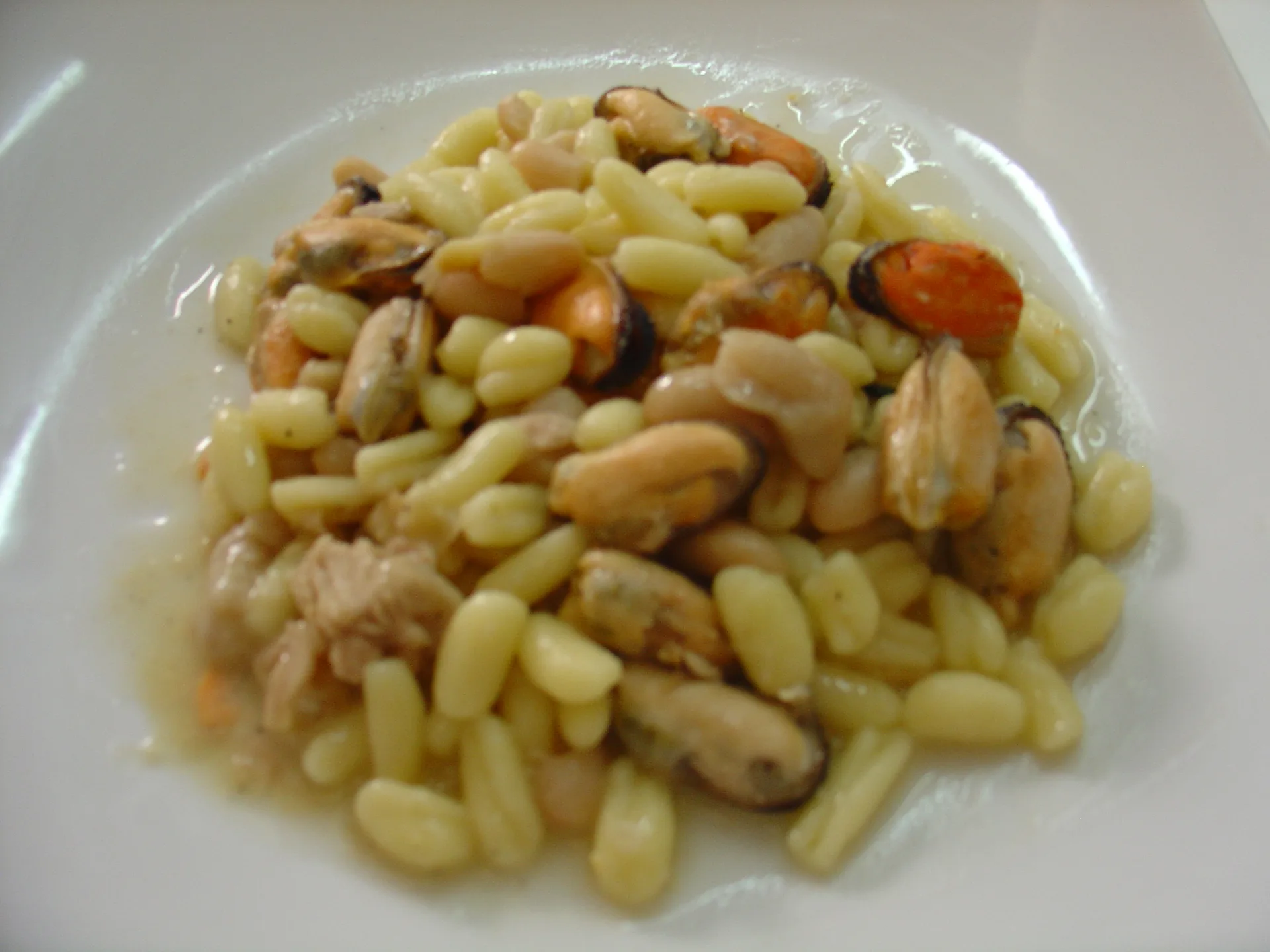 Cavatelli con fagiolata e mare.