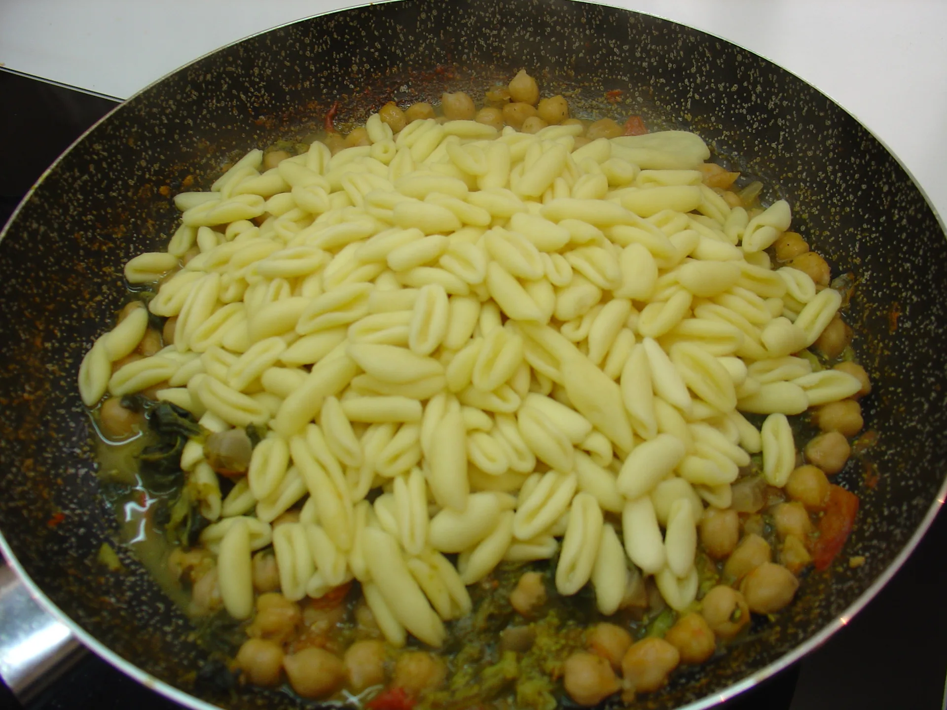 Cavatelli rape e ceci