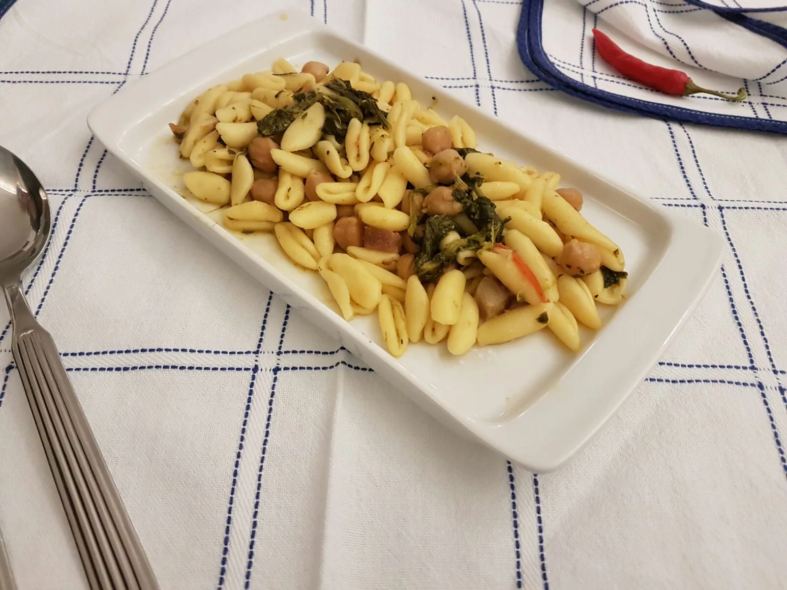 Cavatelli rape e ceci