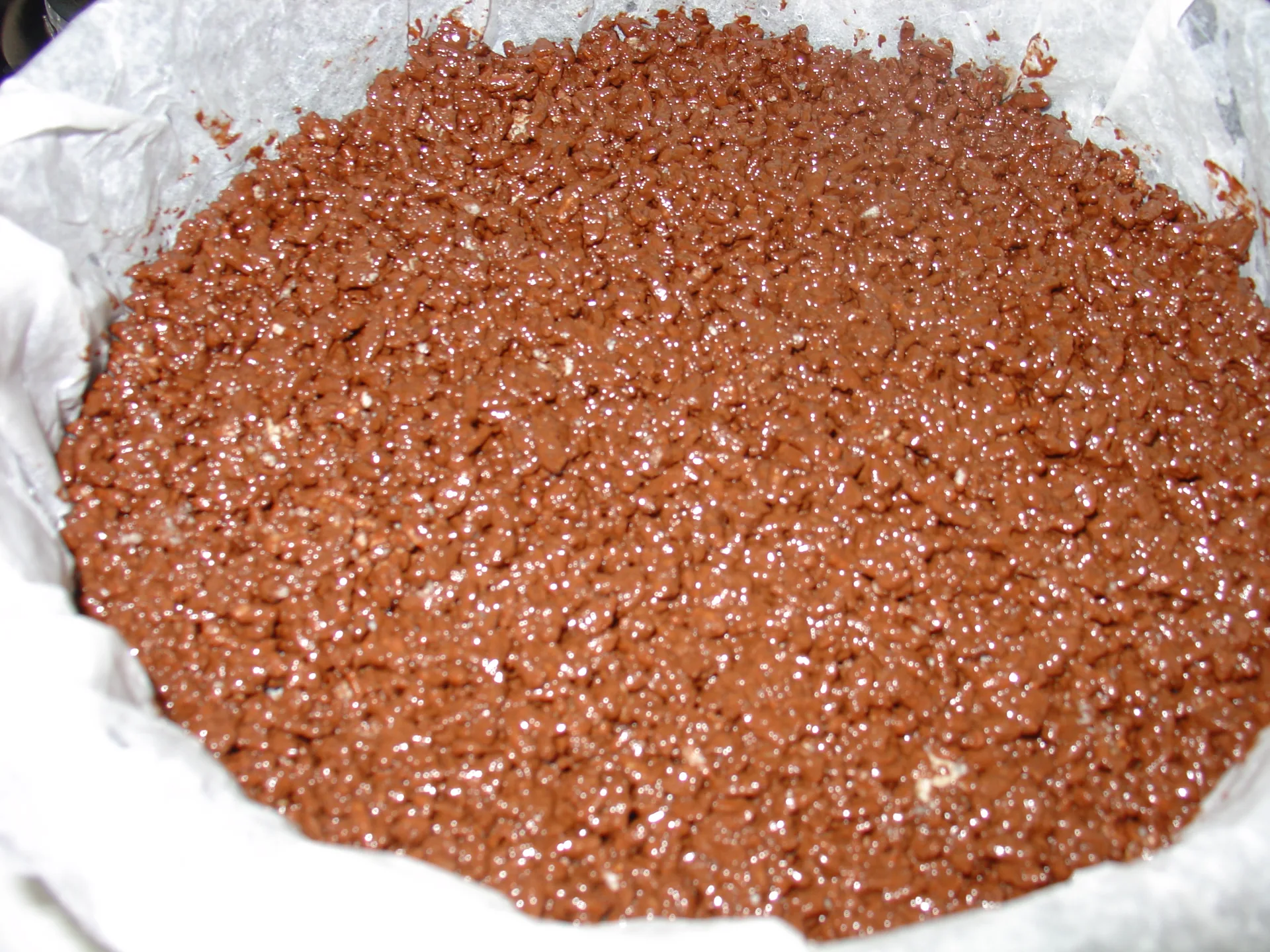 Cheesecake nutellosa con riso soffiato