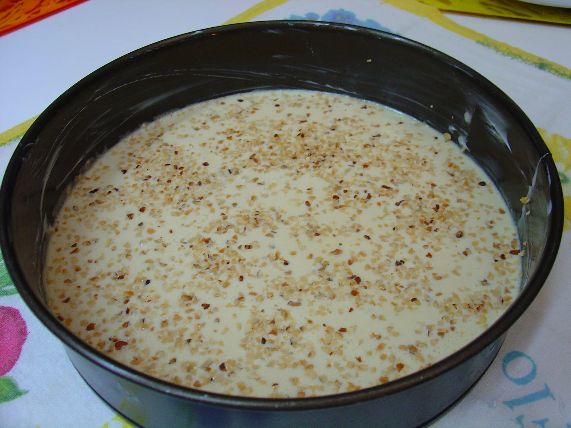 Clafoutis con pesche