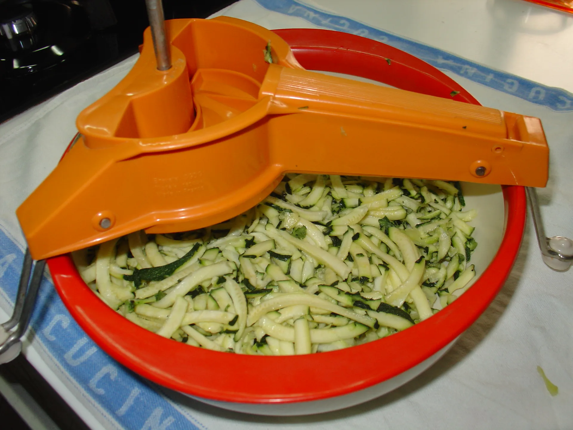 Fusilli delicati con zucchine e ricotta