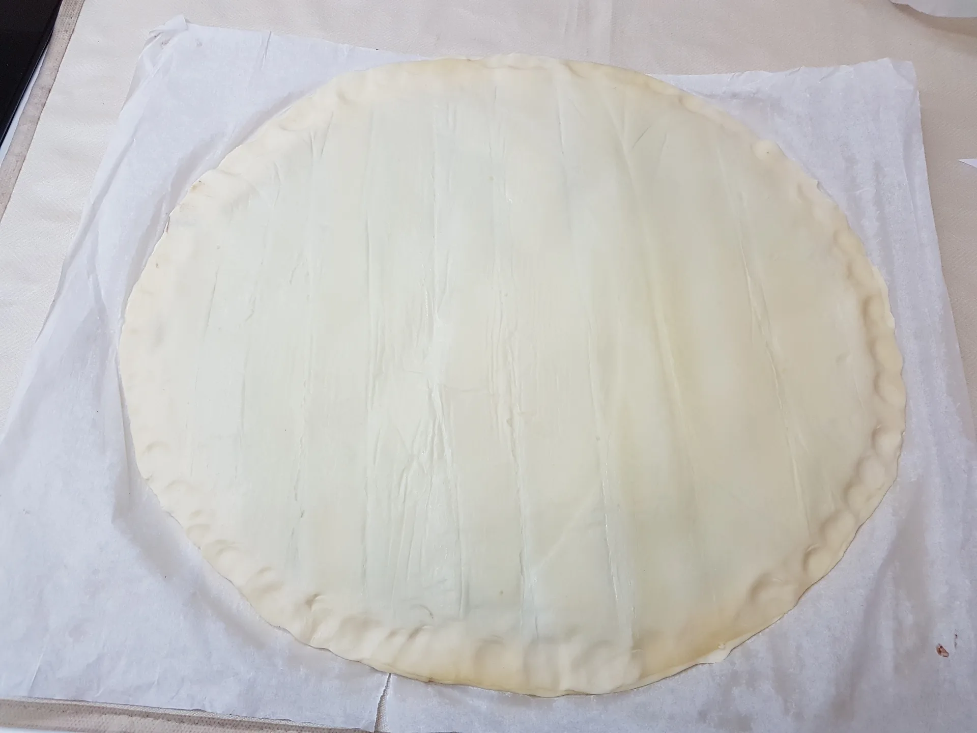 Girasole di pasta sfoglia con nutella