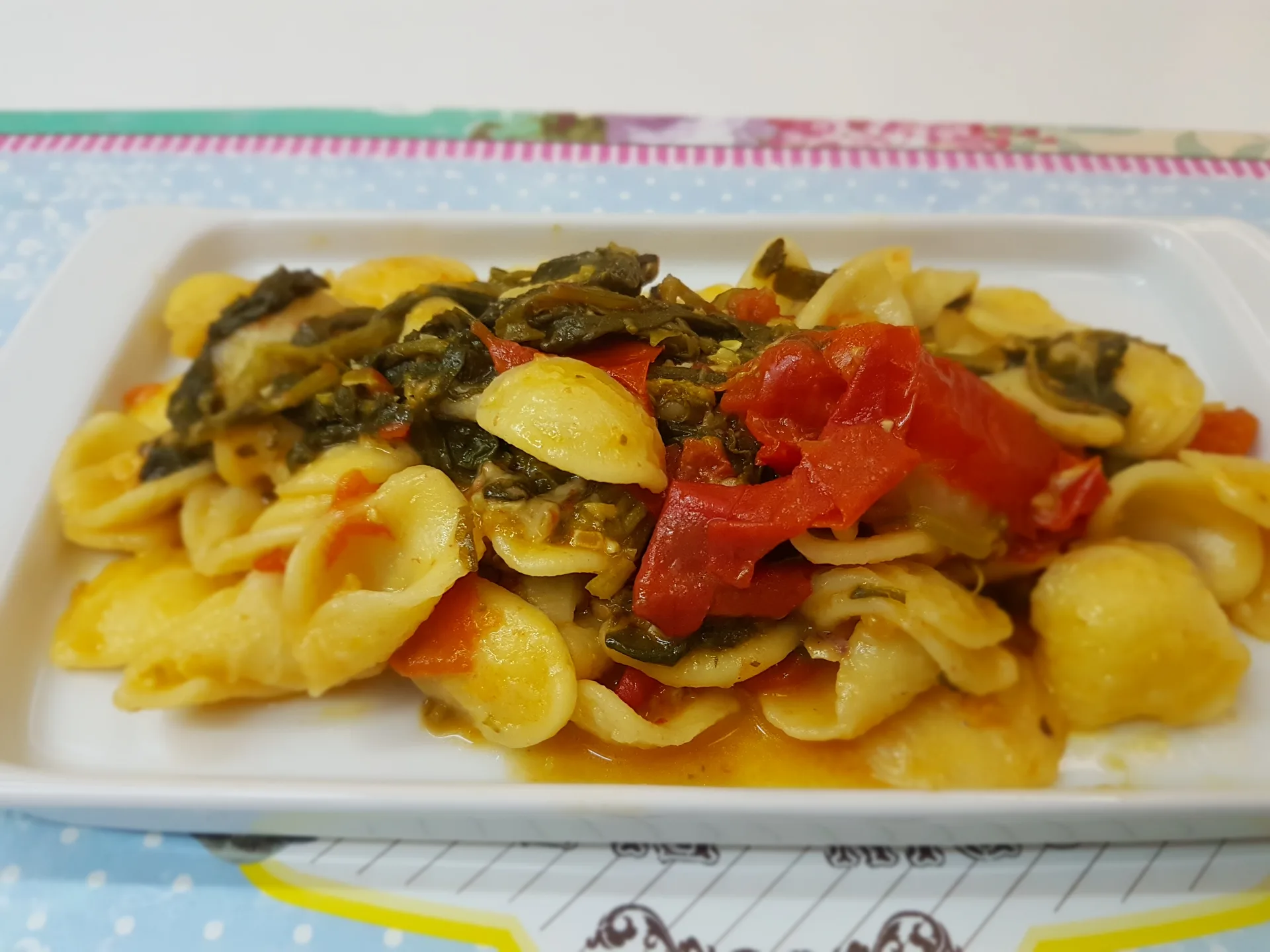 Orecchiette con sanapid al profumo di agrumi