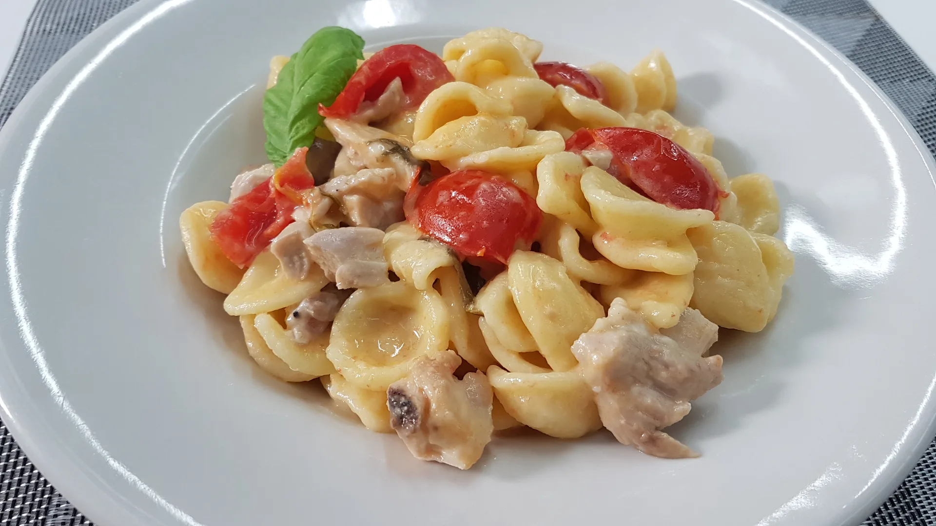 Paccheri scaloppati al vino