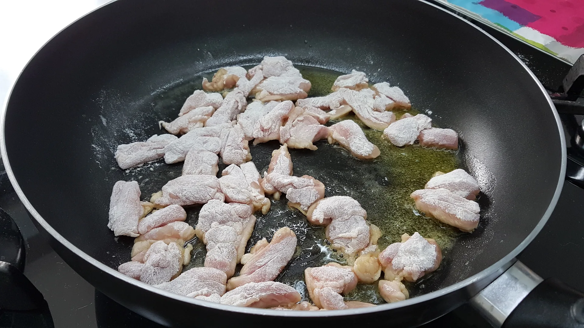 Paccheri scaloppati al vino