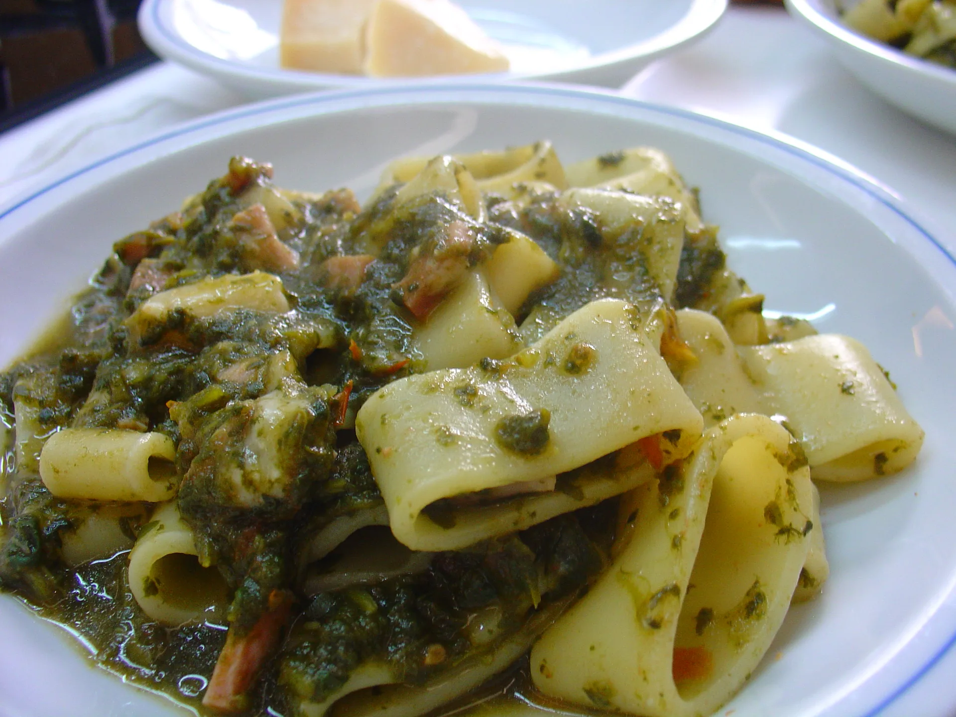 Paccherini con spinaci