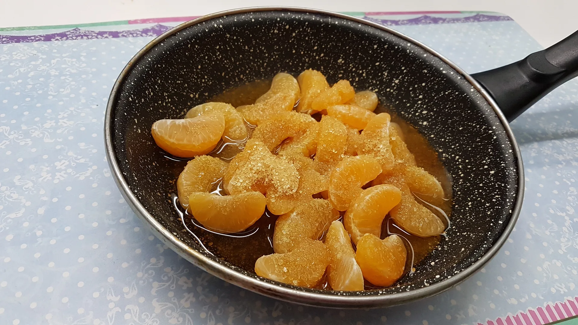 Panna cotta con salsa di clementine