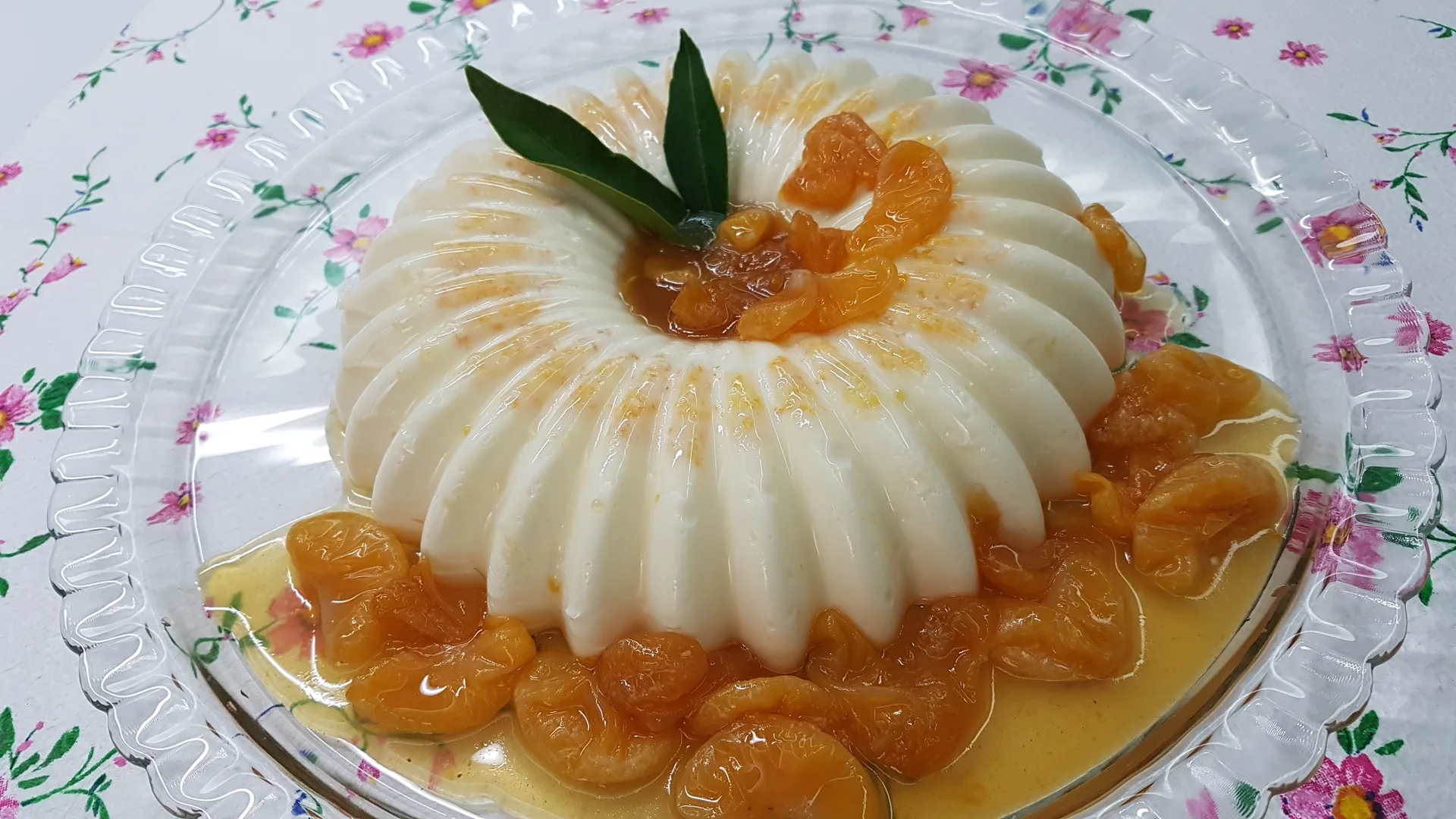 Panna cotta con salsa di clementine