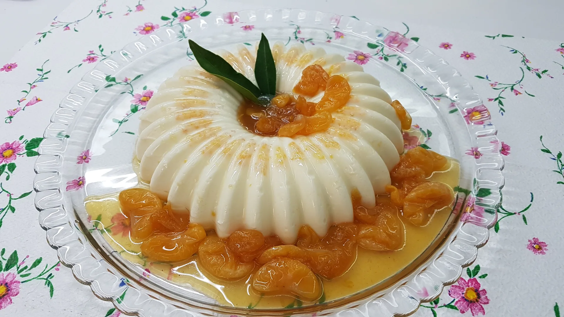 Panna cotta con salsa di clementine