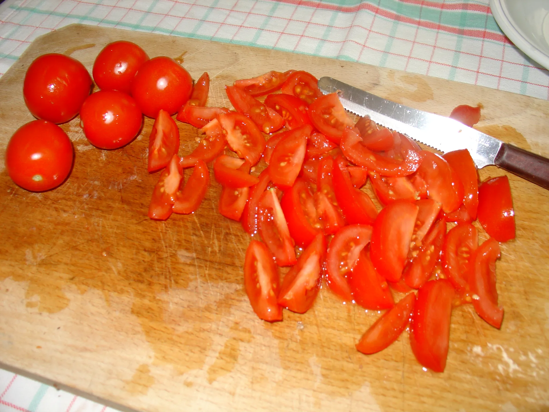 Penne crudaiola con funghi e zenzero