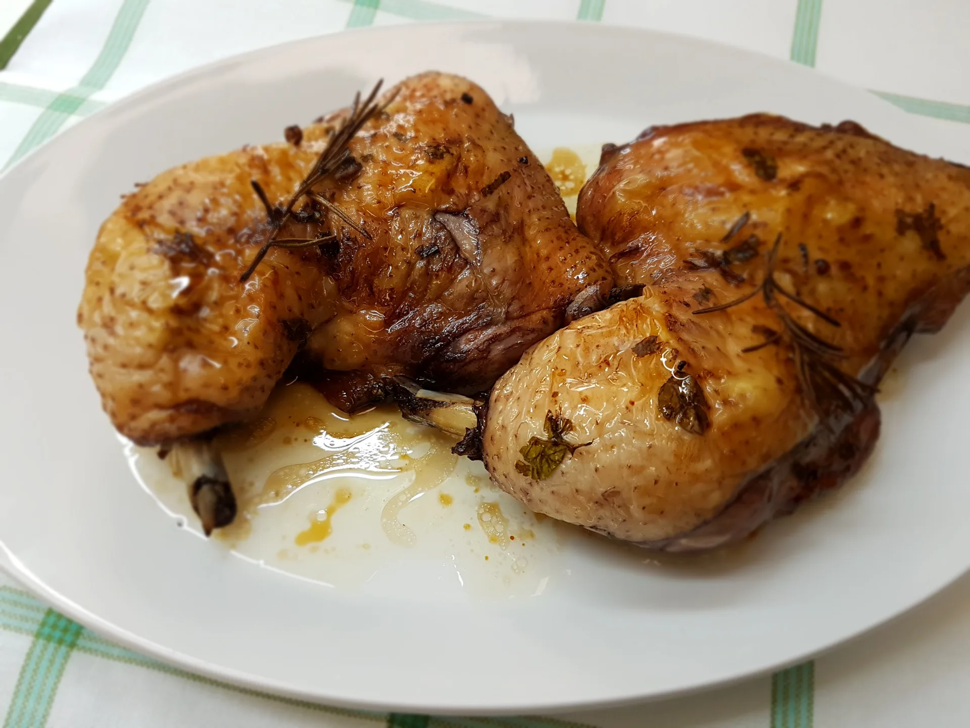 Pollo brulè al Nero di Troia