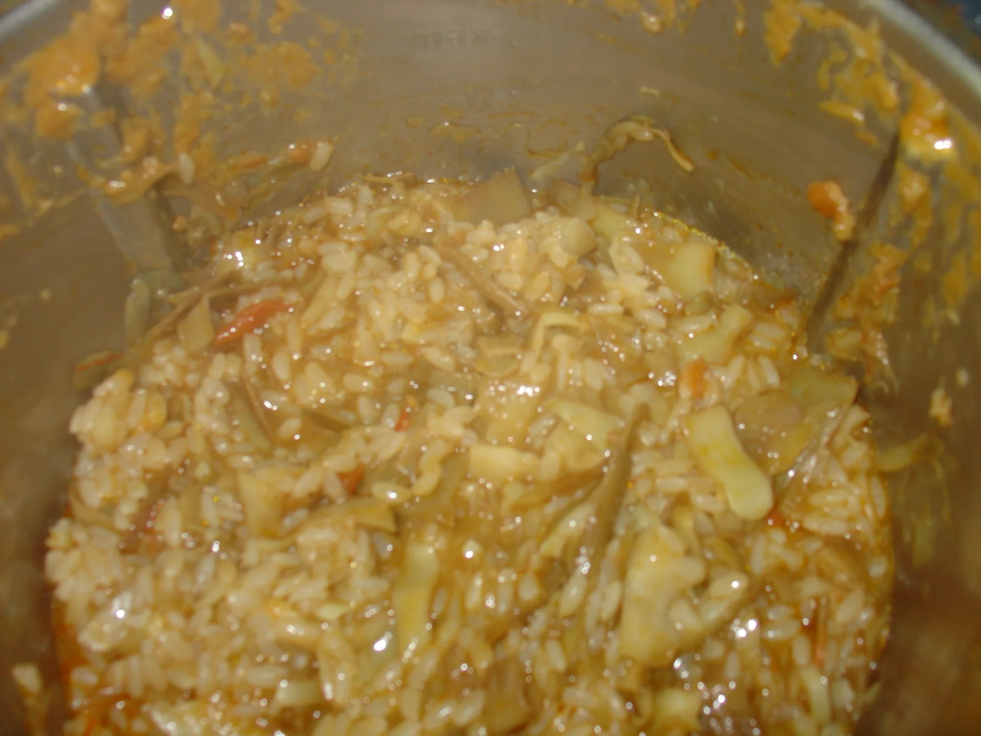 Risotto ai carciofi con topinambur