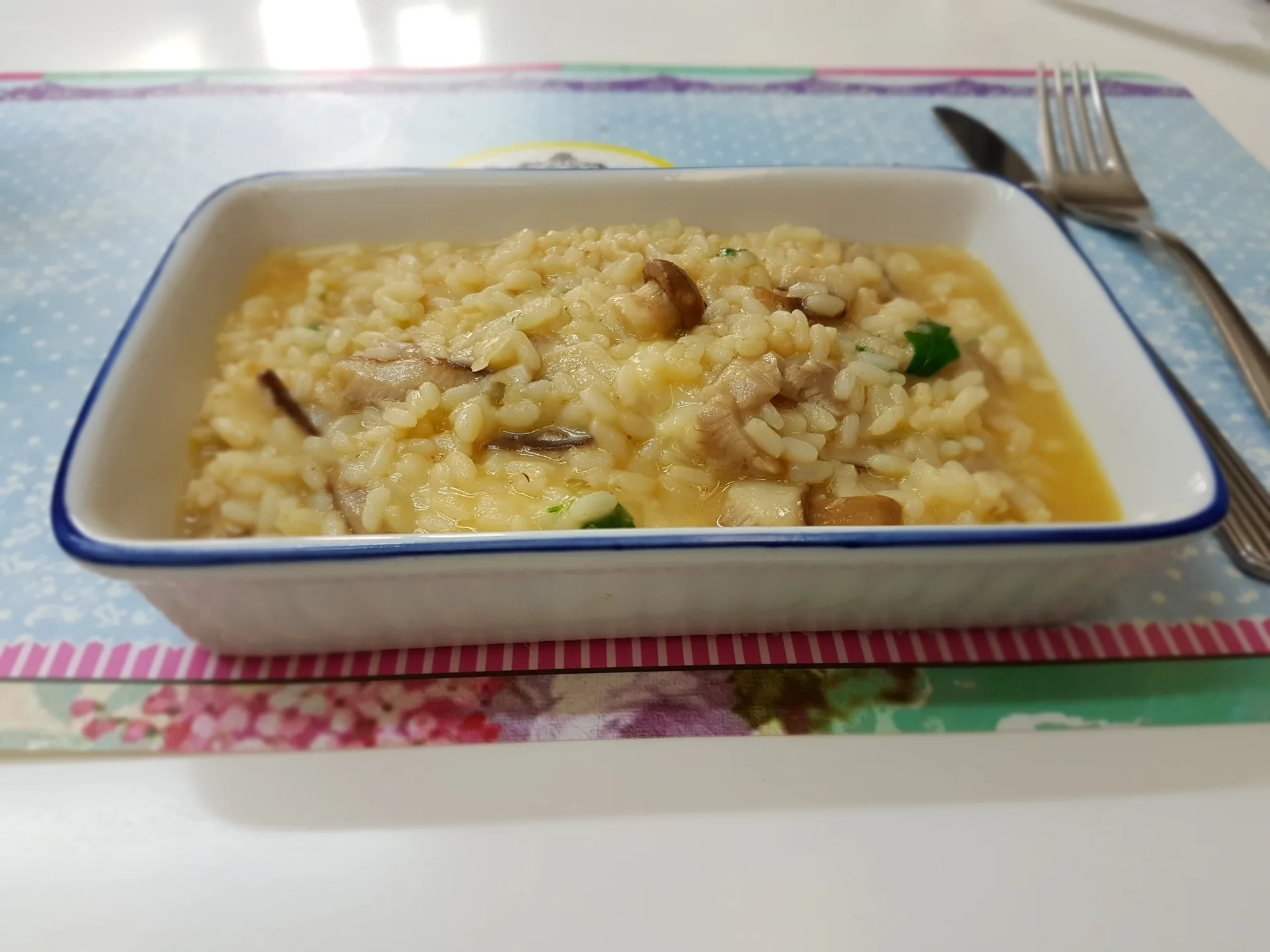 Risotto al principe Murgiano " Cardoncello " Mantecato con caciocavallo