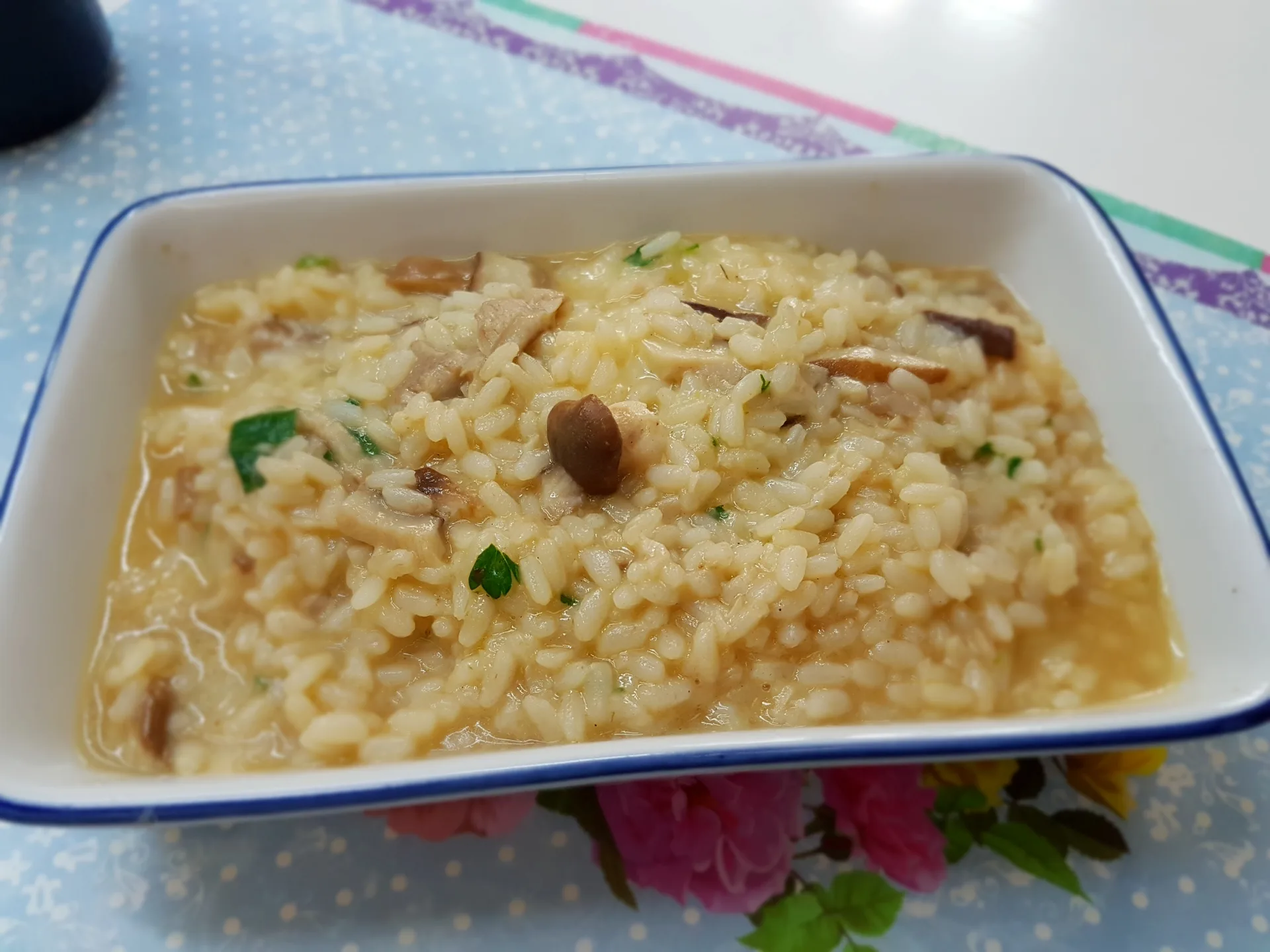 Risotto al principe Murgiano " Cardoncello " Mantecato con caciocavallo