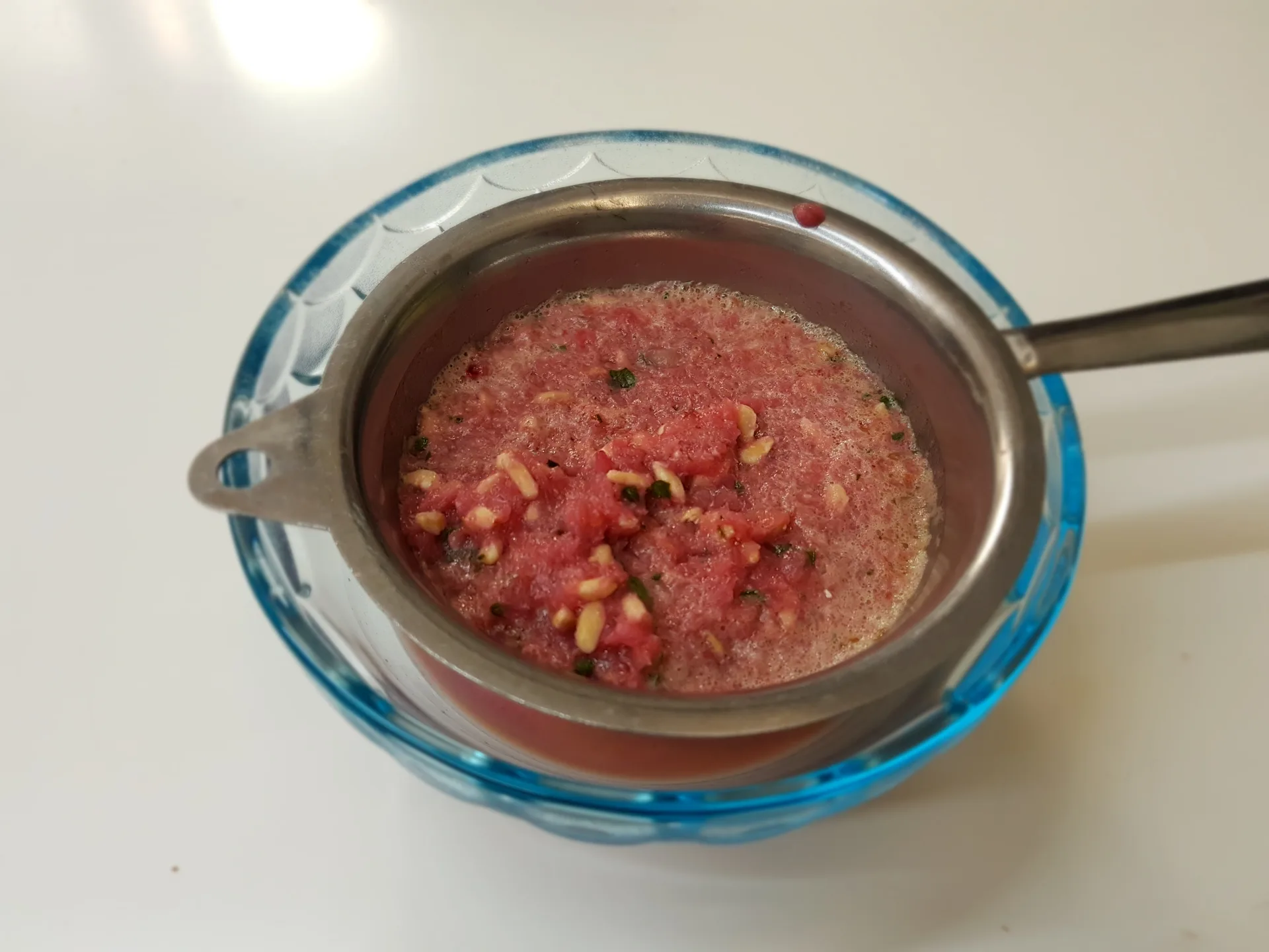 Risotto con baccalà mantecato al succo di melagrana