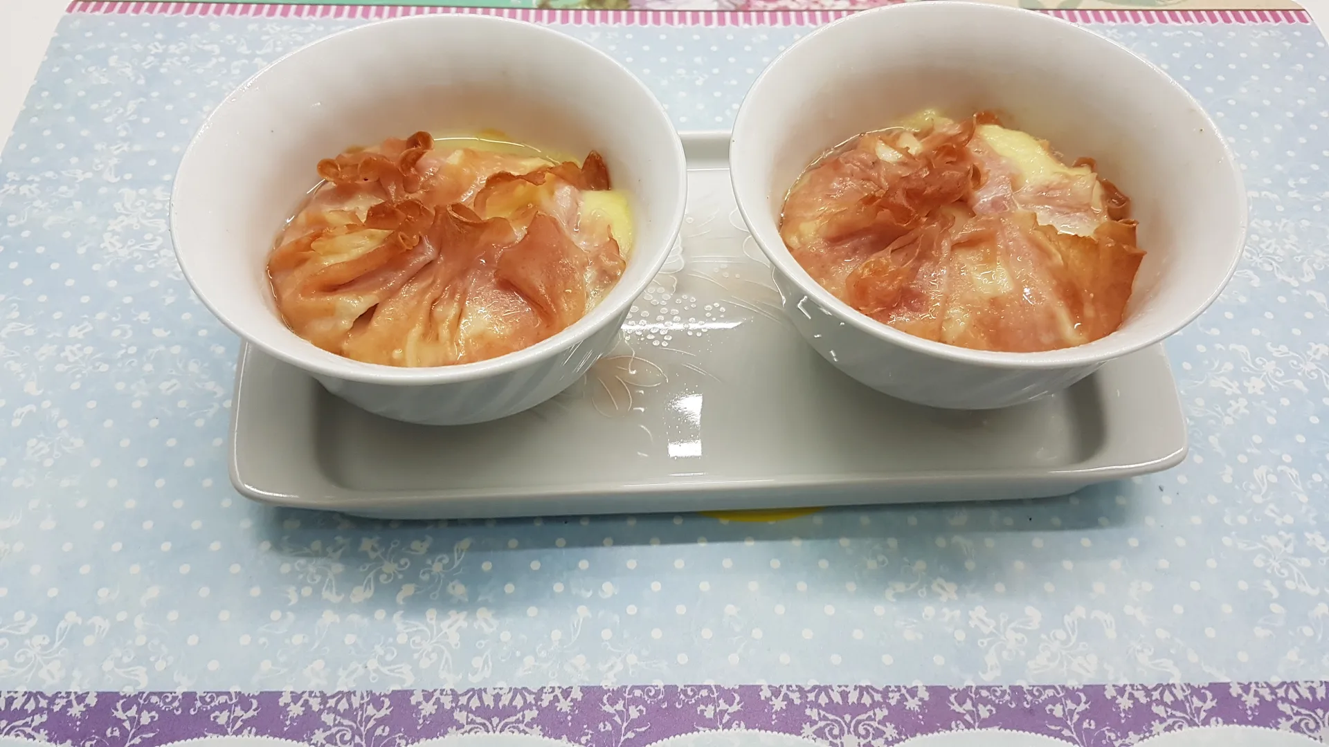 Saccottino di mortadella con purè di patate