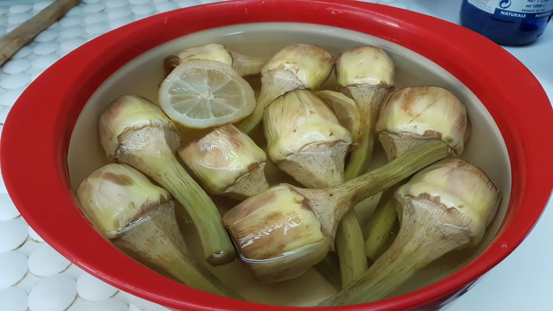 Scaloppine di vitello con carciofi all'arancia