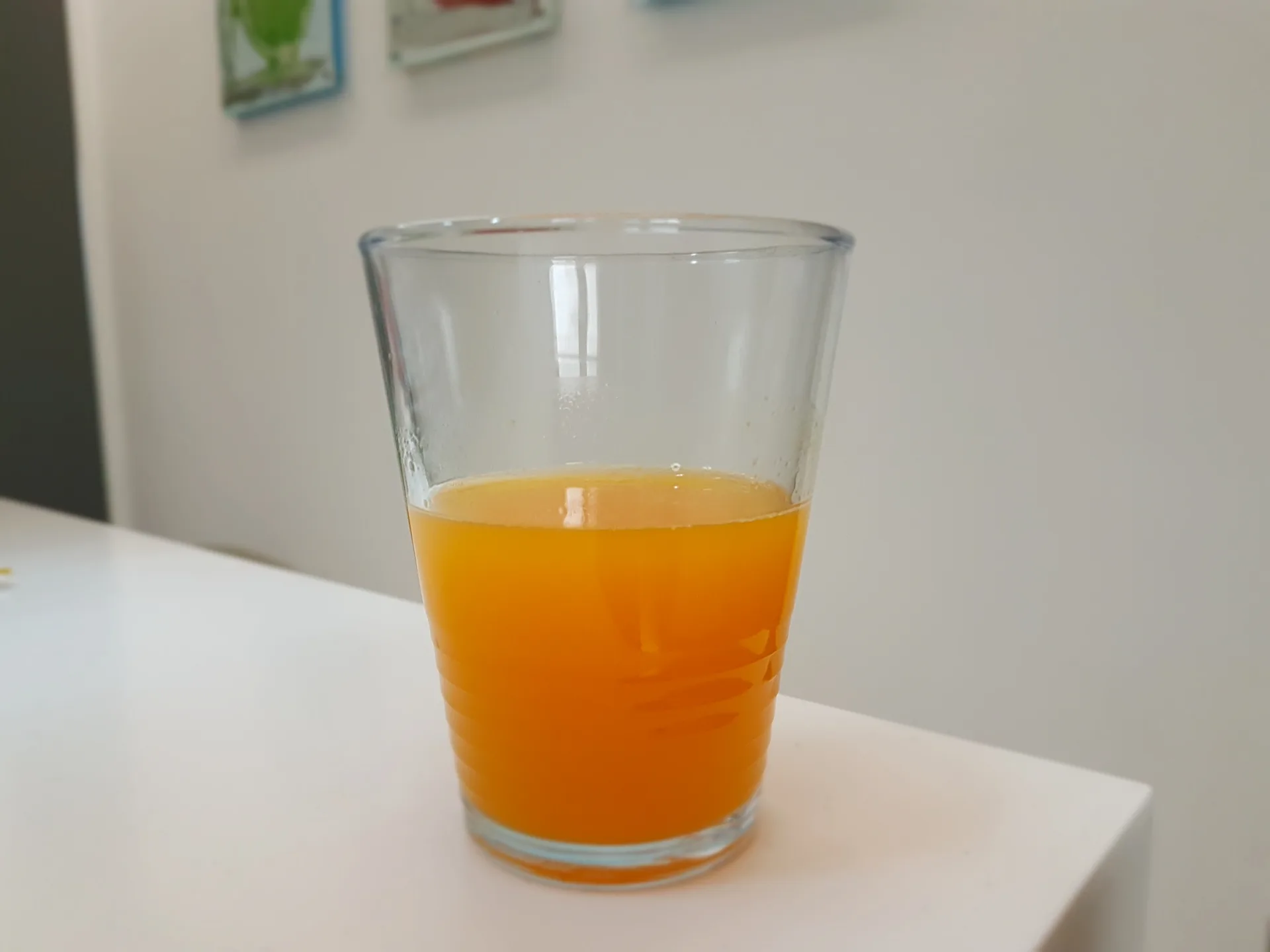 Spaghetti e surimi al succo di arancia