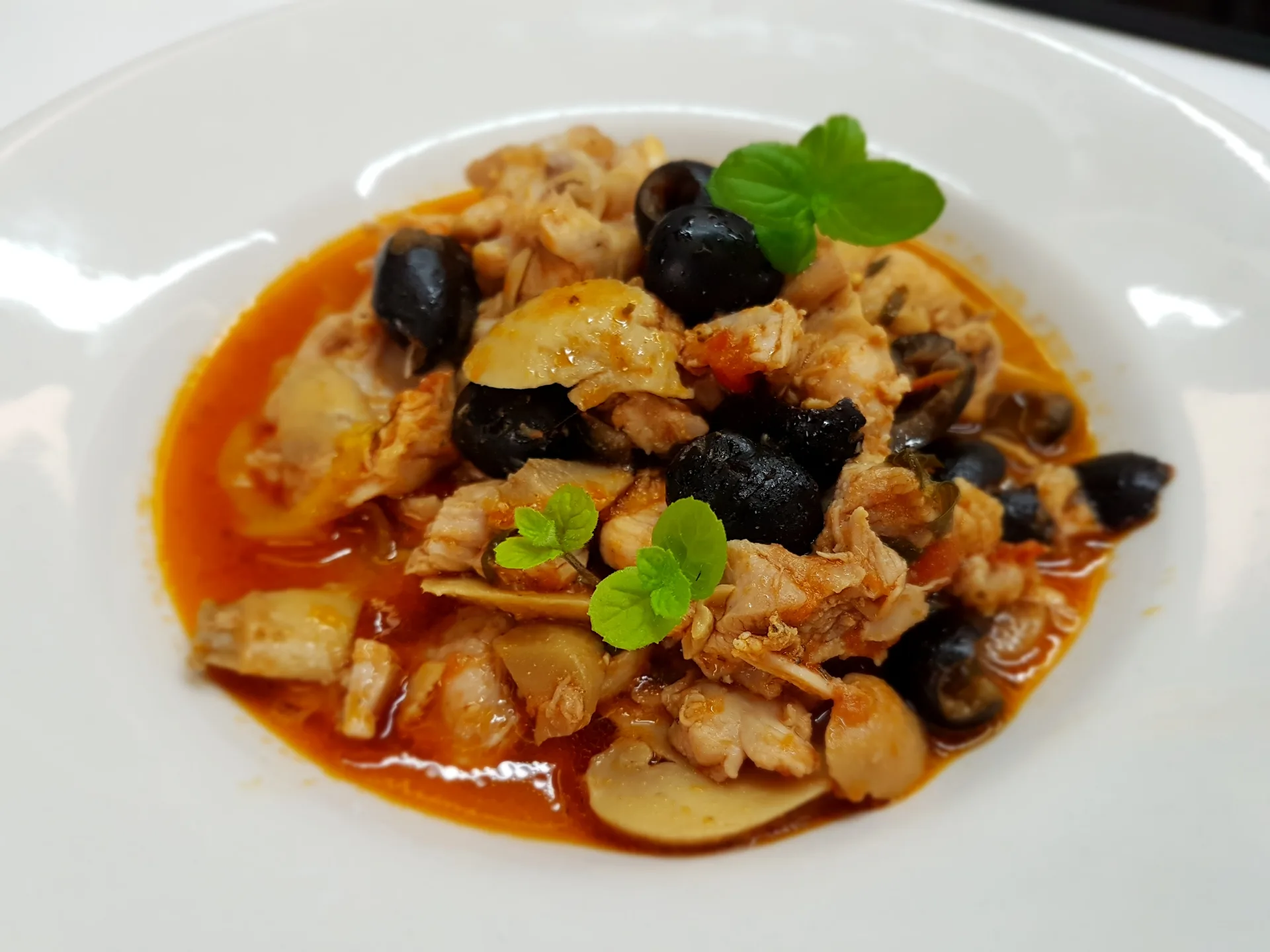 Spezzatino di pollo alla diavola Bimby