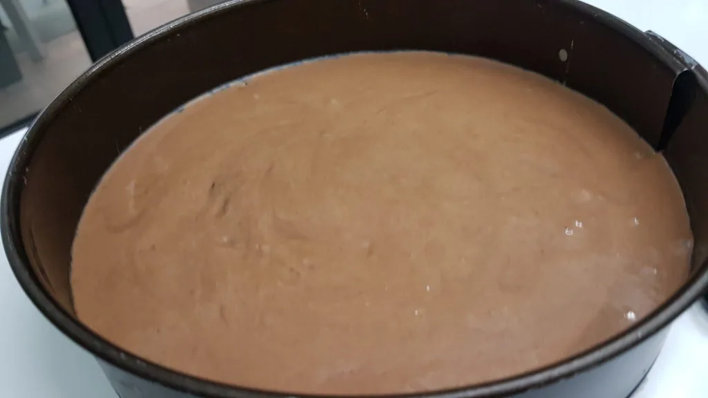 Torta all'acqua con cioccolato e pere ( by Annett )