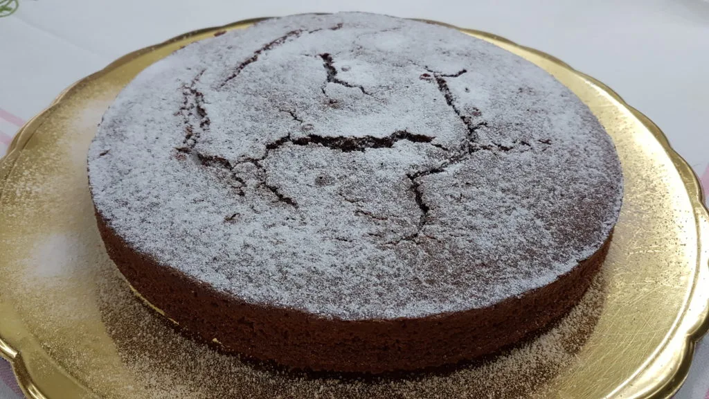 Torta all'acqua con cioccolato e pere ( by Annett )