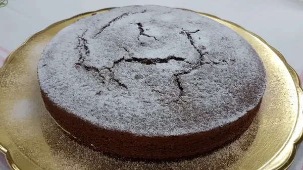 Torta all'acqua con cioccolato e pere ( by Annett )