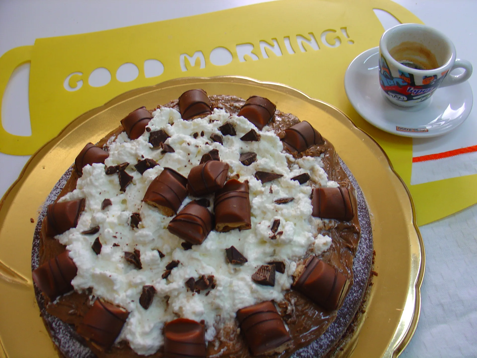 Torta kinder cioccolato