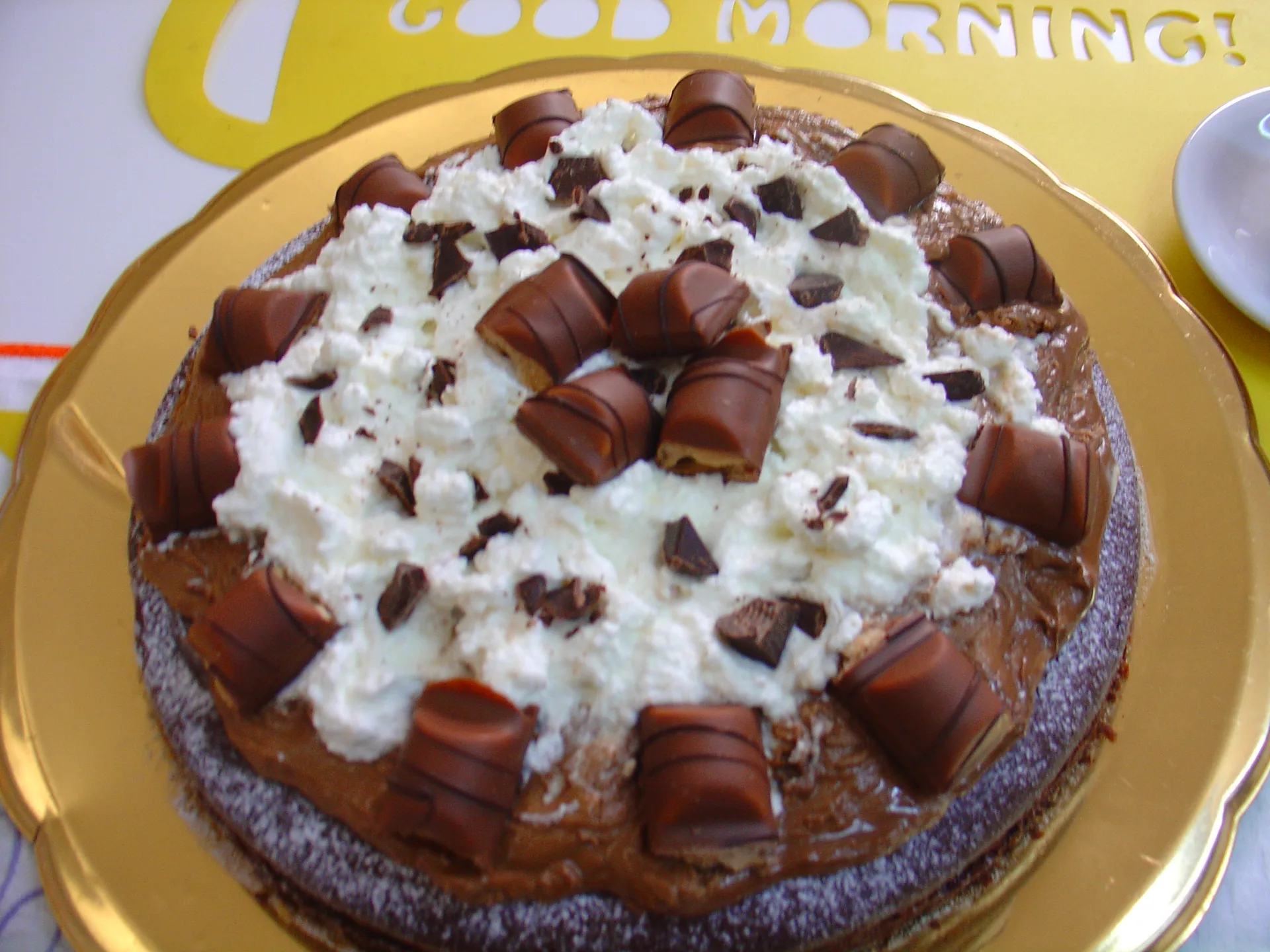 Torta kinder cioccolato
