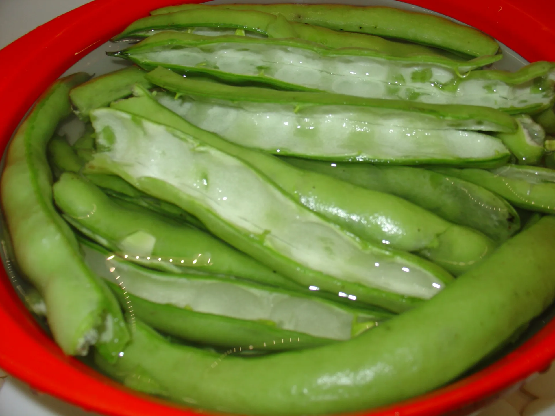 Tortino con baccelli di fave