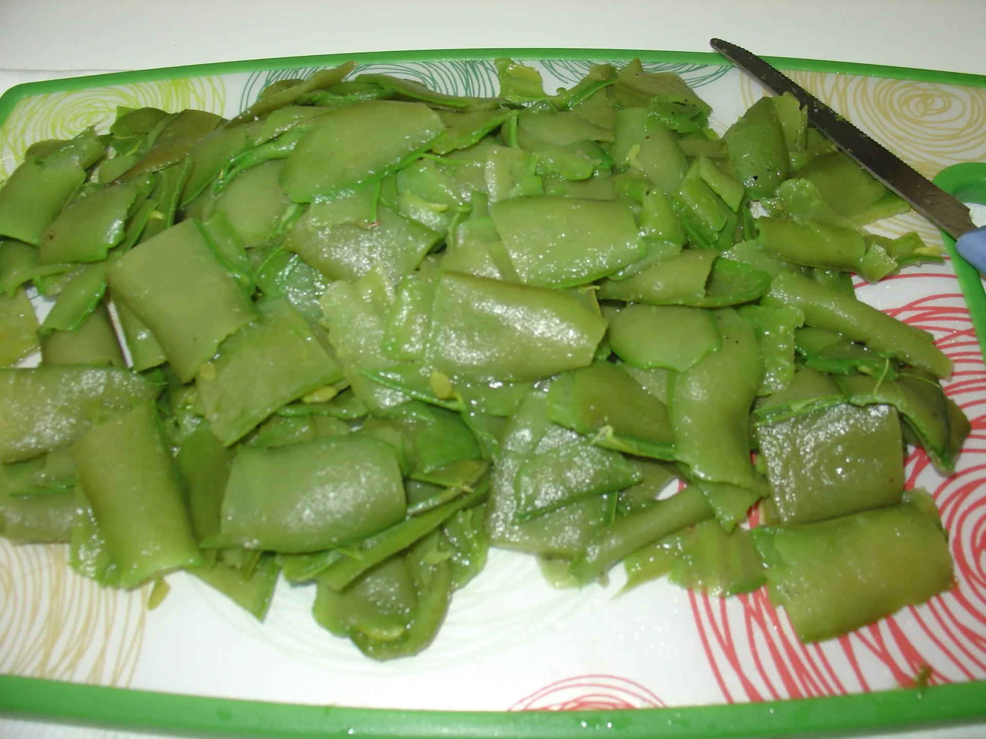 Tortino con baccelli di fave