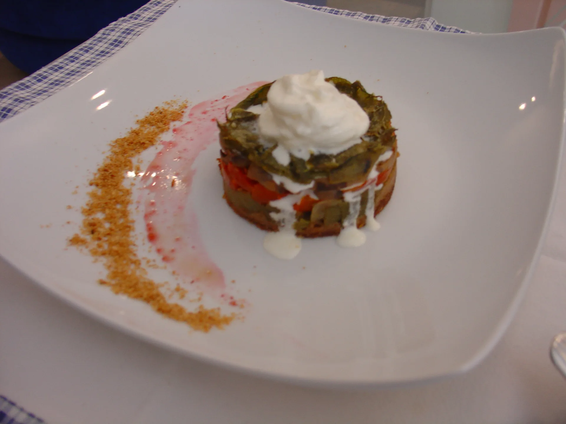 Tortino con baccelli di fave